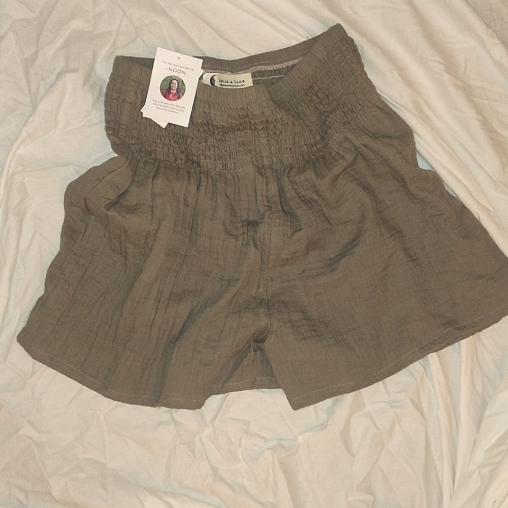 Lotus and Luna Cotton Shorts